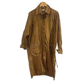 Fendi vichy Kleid T.40 Gelb