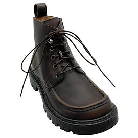 Bottines de combat Sierra en cuir marron Loewe Marron