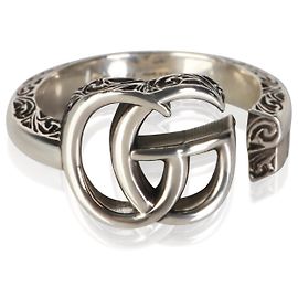 Portachiavi Gucci in argento sterling GG Altro