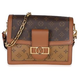 Louis Vuitton Reverse Monogram Canvas Dauphine MM Marrone
