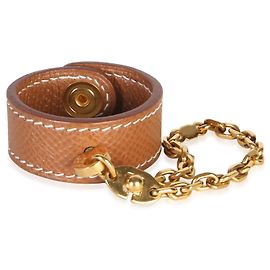 Porta-luvas Hermès Gold Courchevel Nomad Outro