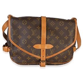 Louis Vuitton Monogram Canvas Saumur 30 Marrom