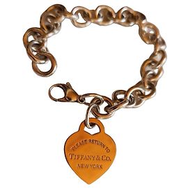 Tiffany & Co. Return to Tiffany Herzarmband Silber & Rubedo Silber Pink