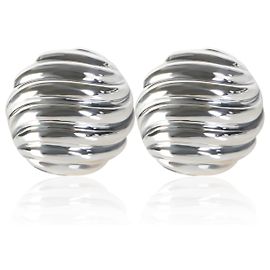 Orecchini a bottone Sculpted Cable in argento sterling David Yurman Altro