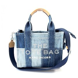 Marc Jacobs Kleine Denim Tote Bag Blau