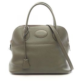 Hermès Hermes Bolide 31 Handbag Khaki