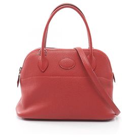 Hermès Bolsa Hermes Bolide 27 Vermelho