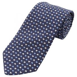 Hermès Hermes Navy Silk Cravat Navy blue