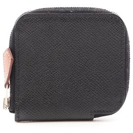 Hermès Hermes Azap Compact Mini Silk In Wallet - Coin Purse Black
