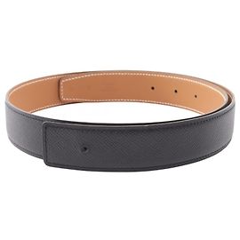 Hermès Ceinture réversible Hermes Constance Noir Gold Marron Noir