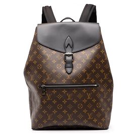 Louis Vuitton Monogram Macassar Sac à Dos Bosphore Backpack Marron Noir
