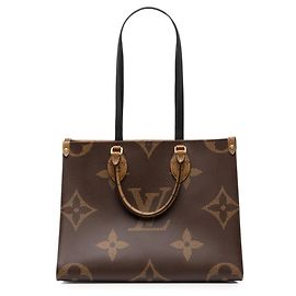 mala Louis Vuitton Monogram Giant Reverse OnTheGo MM Marrom
