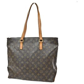 Louis Vuitton Cabas Mezzo Monogram Canvas GM Marrom