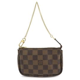Louis Vuitton Pochette Accessoires Damier Mini Marrone