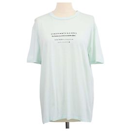 Stella Mc Cartney Camiseta de algodón verde claro Stella McCartney con estampado Lucky Number Verde claro