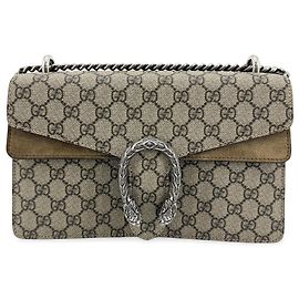 Gucci Dionysus GG Coated Canvas Small Marrom