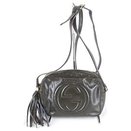 Gucci Soho Small Disco Shoulder Bag Brown
