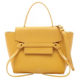Céline Celine Belt Bag Nano 2-Way Handtasche Gelb
