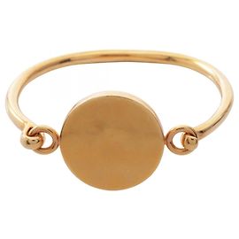 Céline Bracelet jonc Celine Gold Plated Coin Doré
