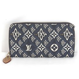 Cartera Zippy Louis Vuitton en Navy Azul marino