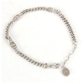 Pulseira com Pingentes Christian Dior Prateada Prata