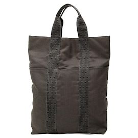 Hermès Saco Cabas Hermes Herline Marrom