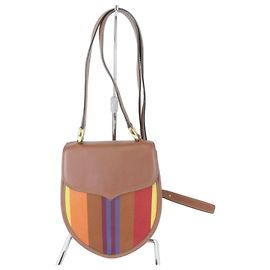 Céline Borsa a tracolla Celine in tela e pelle marrone Marrone
