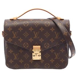 Sac à main Louis Vuitton Pochette Metis Marron