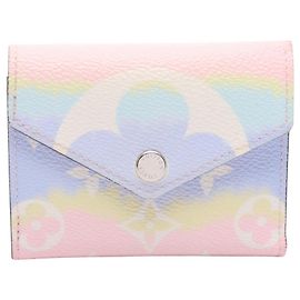 Louis Vuitton Portefeuille Zoe Pastel Tri-fold Wallet Pink Multiple colors