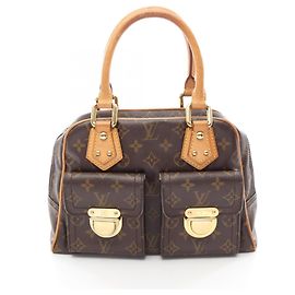 Bolso Louis Vuitton Manhattan PM Monogram Castaño