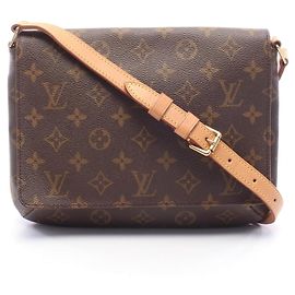 Bolsa de Ombro Louis Vuitton Musette Tango Marrom