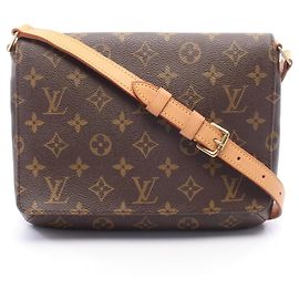 Bolsa de Ombro Louis Vuitton Musette Tango Marrom