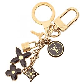 Louis Vuitton Portefeuille Pampille Keychain Marron Doré
