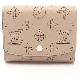 Louis Vuitton Portefeuille Iris Compact Bi-Fold Wallet Beige Andere