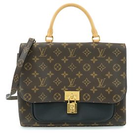 Louis Vuitton Marignan Monogram Canvas with Leather Castaño