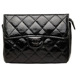 Pochette Matelassé Chanel Coco Mark Nero
