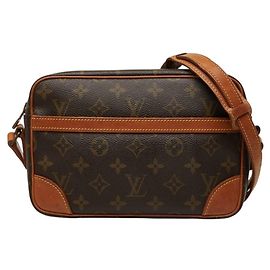 Borsa a tracolla Louis Vuitton Monogram Trocadero 24 Marrone