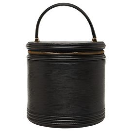 Louis Vuitton Epi Cannes Handtasche Vanity Bag Schwarz
