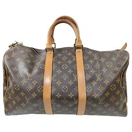 Louis Vuitton Keepall Monogram Canvas 45 Marron