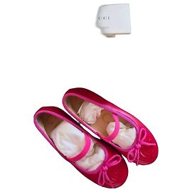 Gucci Ballerinas Leder Rot Rot