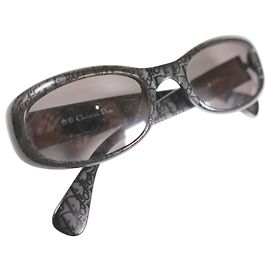 Christian Dior MACHAP Monogram Sunglasses - Black Black