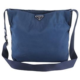 Prada Sac Bandoulière Tessuto Nylon - Bleu Bébé Bleu