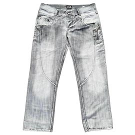 D&G Dolce & Gabbana Grey Washed Denim Jeans size:us32 Grey