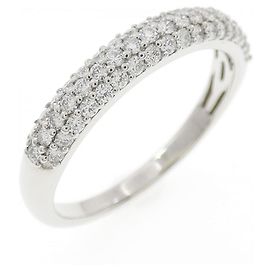 Autre Marque GSTV Platinum 950 Diamond Ring Silvery