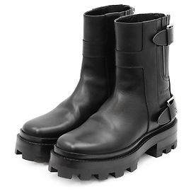 Hermès Botas de Plataforma em Couro Hermes Jamie Preto