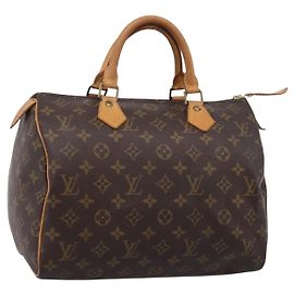 LOUIS VUITTON Monogram Speedy 30 Hand Bag M41526 LV Outro