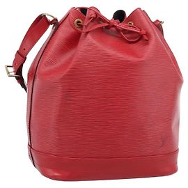 LOUIS VUITTON Epi Noe Shoulder Bag Red M44007 LV Altro