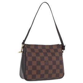 LOUIS VUITTON Damier Ebene Trousse Make Up Pouch N51982 LV Autre