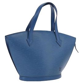 LOUIS VUITTON Epi Saint Jacques Handtasche Blau M52265 LV Andere