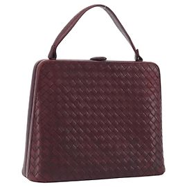 Bottega Veneta Sac à main INTRECCIATO Cuir Rouge Autre